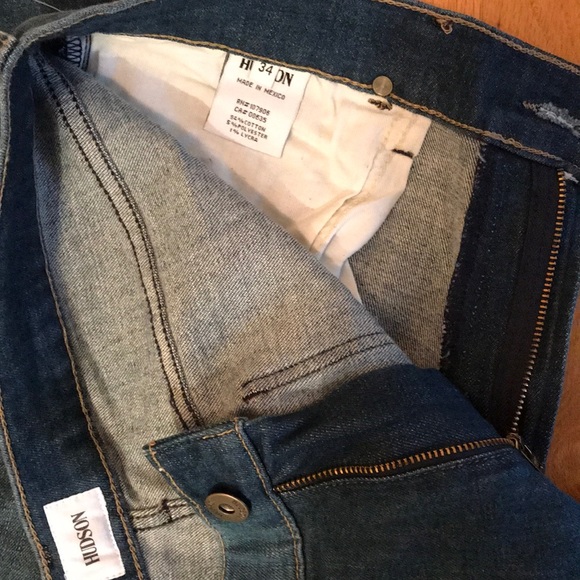 NWT Hudson Blake Slim Straight Denim, 34/32 - Picture 7 of 8